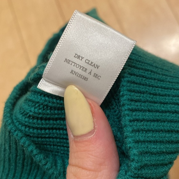Ronny Kobo Lyra Cable Knit Green Cutout Knit Bra Crop Top Size S - Picture 7 of 8